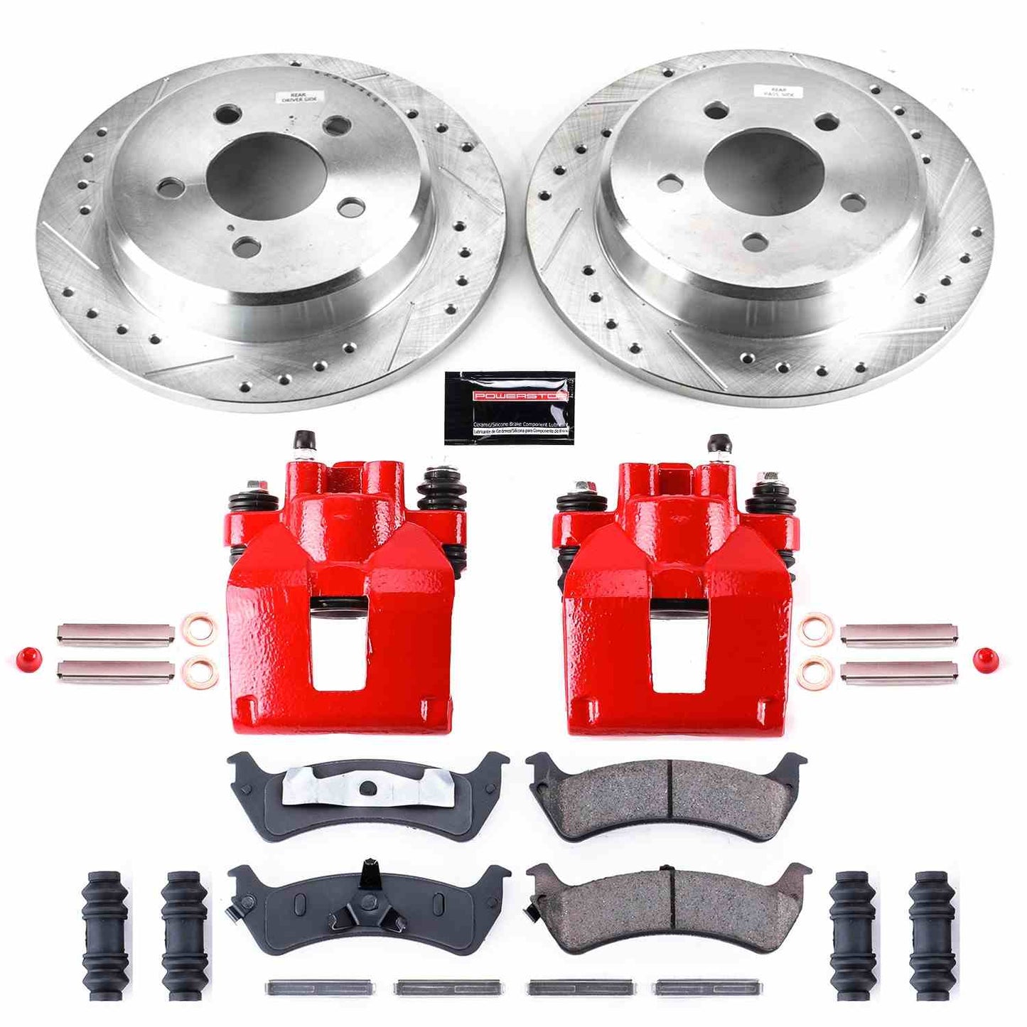 PowerStop Power Stop 95-01 Ford Explorer Z23 Evolution Kit w/ Calipers - Rear KC1858