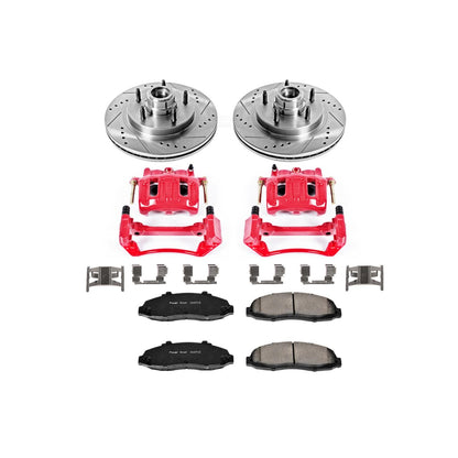 PowerStop Power Stop 97-98 Ford F-150 Z23 Evolution Kit w/ Calipers - Front KC1863