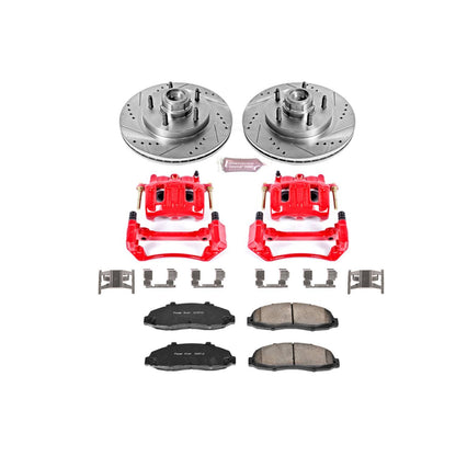 PowerStop Power Stop 97-00 Ford F-150 Z23 Evolution Kit w/ Calipers - Front KC1865