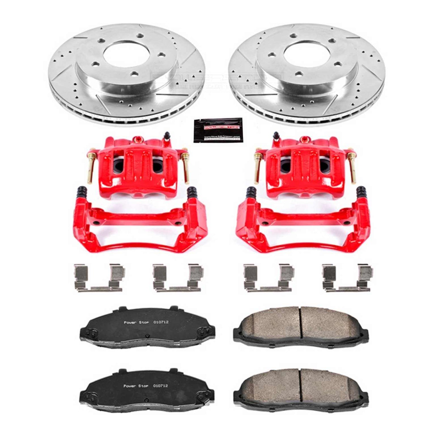 PowerStop Power Stop 97-00 Ford F-150 Z23 Evolution Kit w/ Calipers - Front KC1866