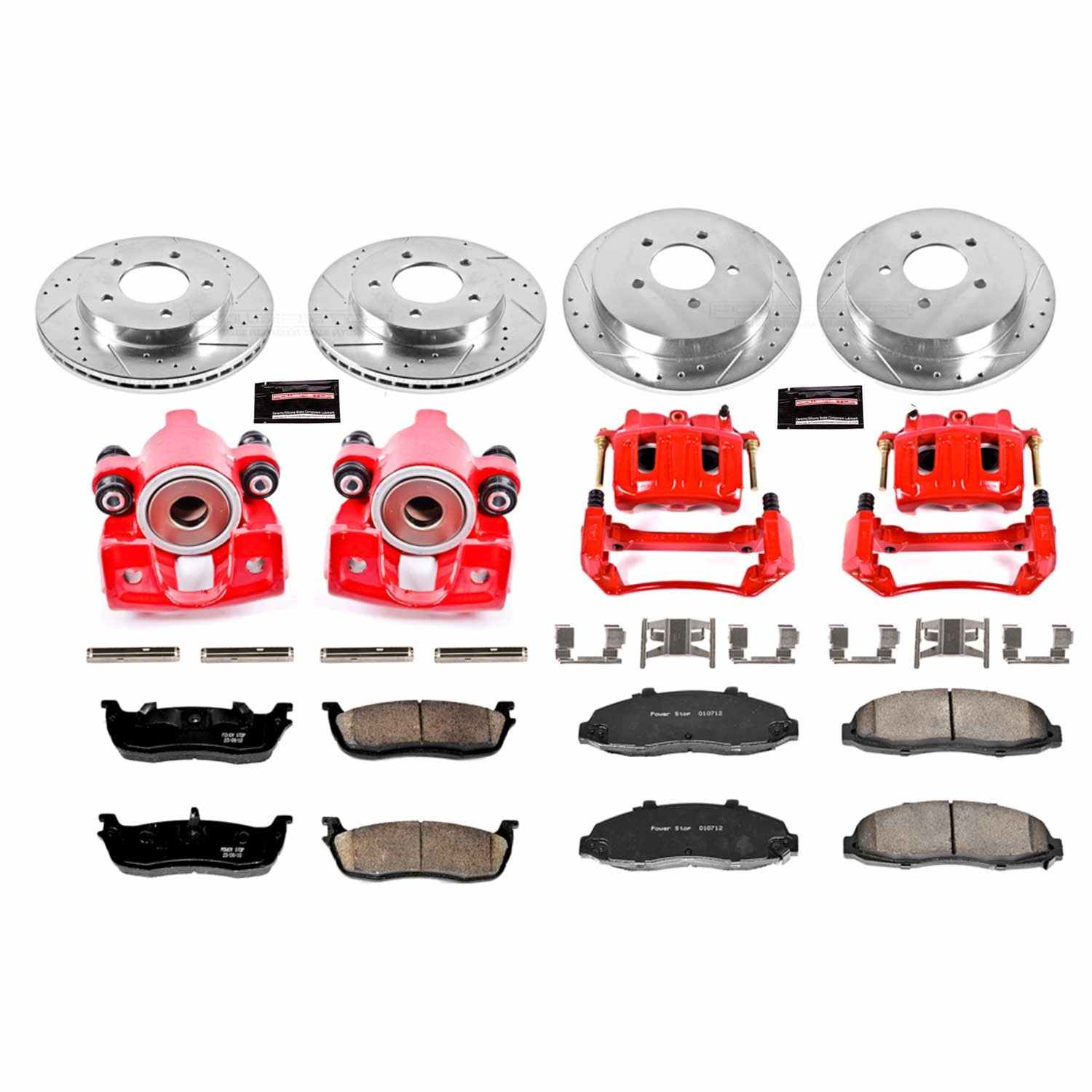 PowerStop Power Stop 00-03 Ford F-150 Z23 Evolution Kit w/ Calipers - Front and Rear KC1868