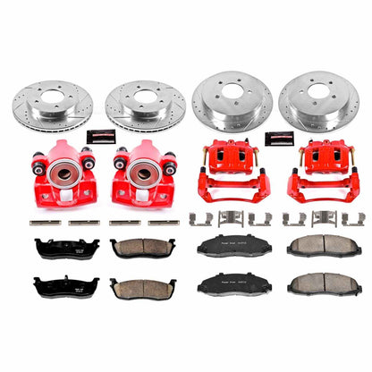 PowerStop Power Stop 00-03 Ford F-150 Z23 Evolution Kit w/ Calipers - Front and Rear KC1868