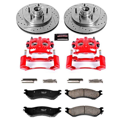 PowerStop Power Stop 97-00 Ford Expedition Z23 Evolution Kit w/ Calipers - Front KC1878