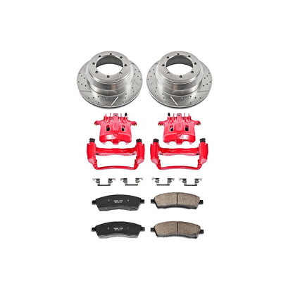 PowerStop Power Stop 99-00 Ford F-350 Super Duty Z23 Evolution Kit w/ Calipers - Rear KC1889