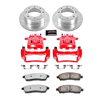 PowerStop Power Stop 2000 Ford Excursion Rear Z36 Truck & Tow Brake Kit w/Calipers KC1890-36