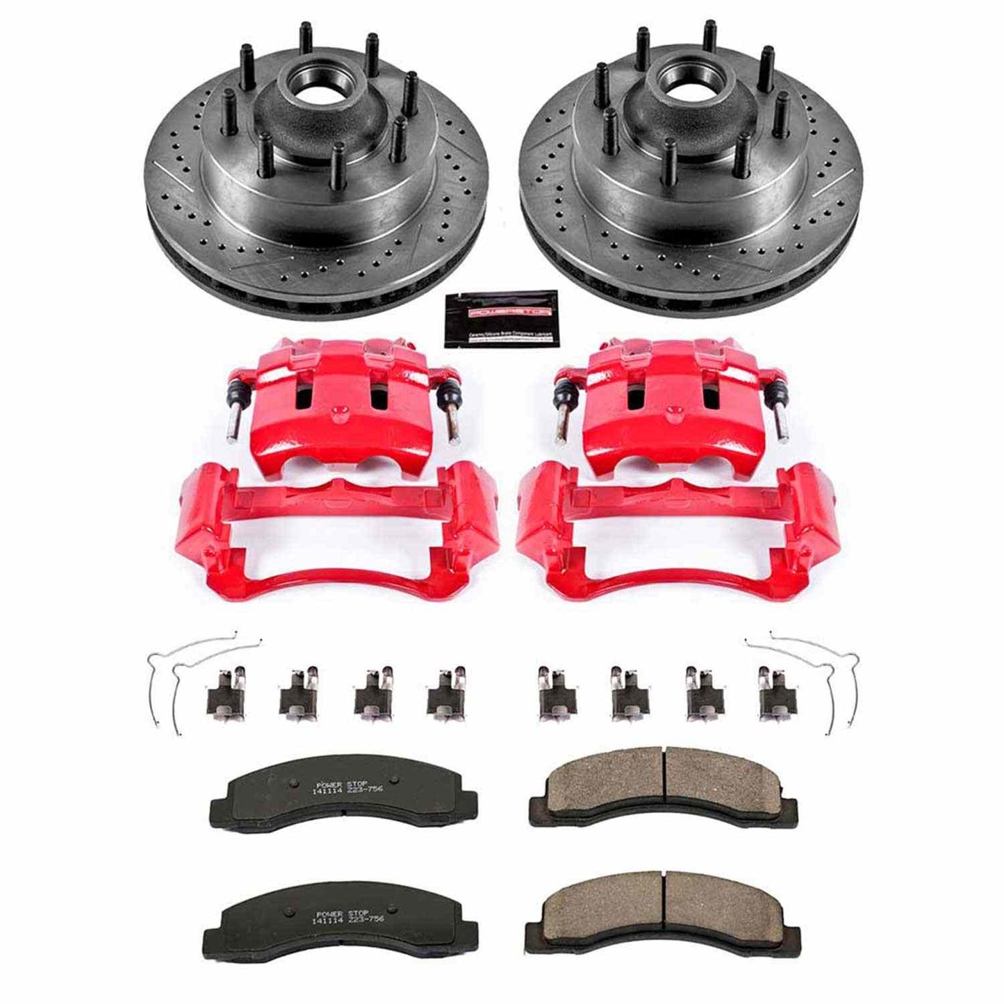 PowerStop Power Stop 99-01 Ford F-250 Super Duty Z23 Evolution Kit w/ Calipers - Front KC1891
