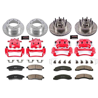PowerStop Power Stop 2000 Ford Excursion Z23 Evolution Kit w/ Calipers - Front and Rear KC1894