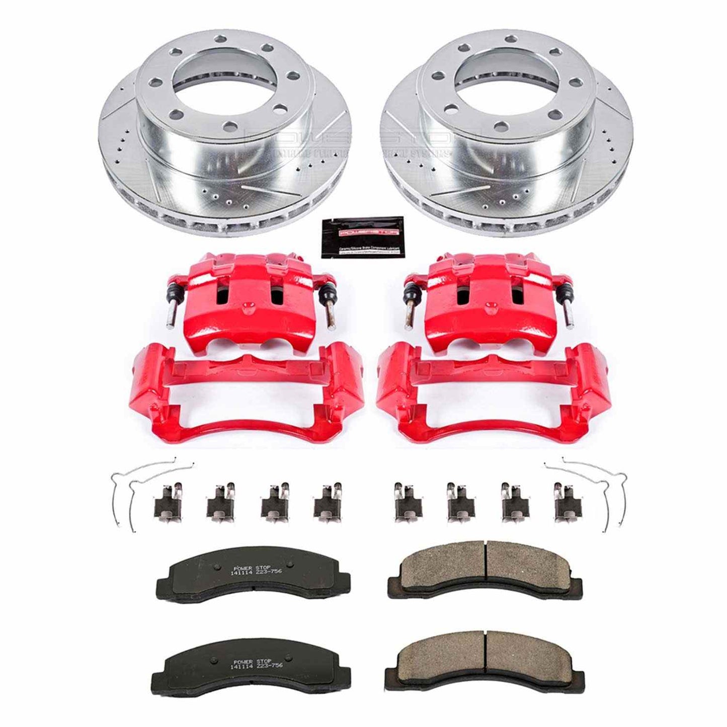 PowerStop Power Stop 00-05 Ford Excursion Z23 Evolution Kit w/ Calipers - Front KC1905