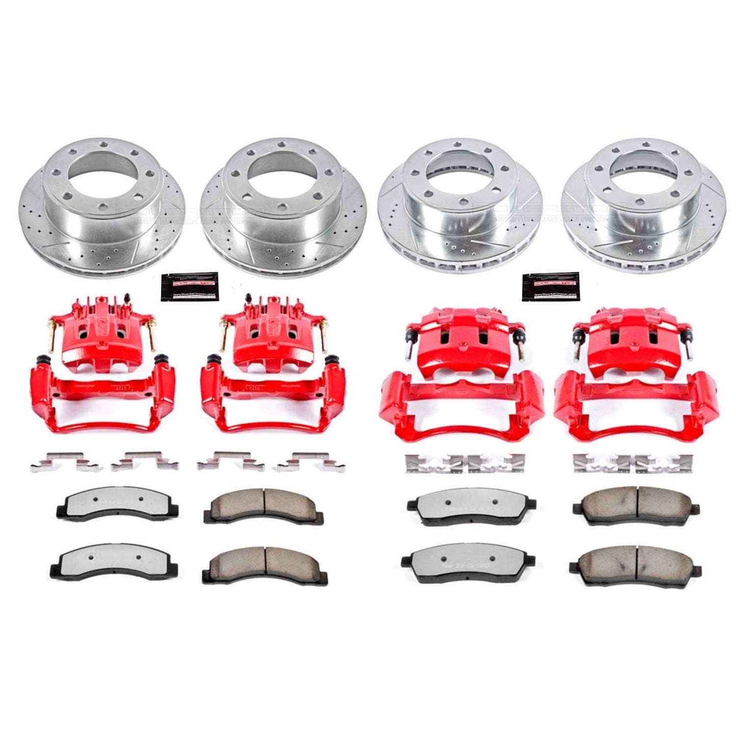 PowerStop Power Stop 00-05 Ford Excursion Z36 Truck and Tow Kit w/ Calipers - Front and Rear KC1906A-36