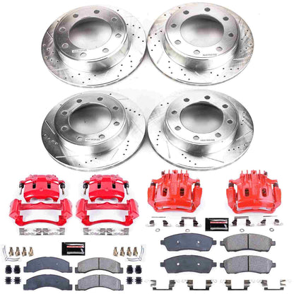 PowerStop Power Stop 00-05 Ford Excursion Z23 Evolution Kit w/ Calipers - Front and Rear KC1906A