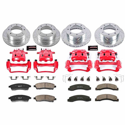 PowerStop Power Stop 2000 Ford Excursion Z23 Evolution Kit w/ Calipers - Front and Rear KC1906