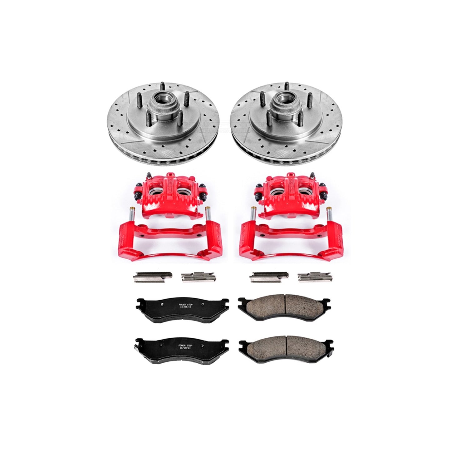 PowerStop Power Stop 00-02 Ford Expedition Z23 Evolution Kit w/ Calipers - Front KC1916