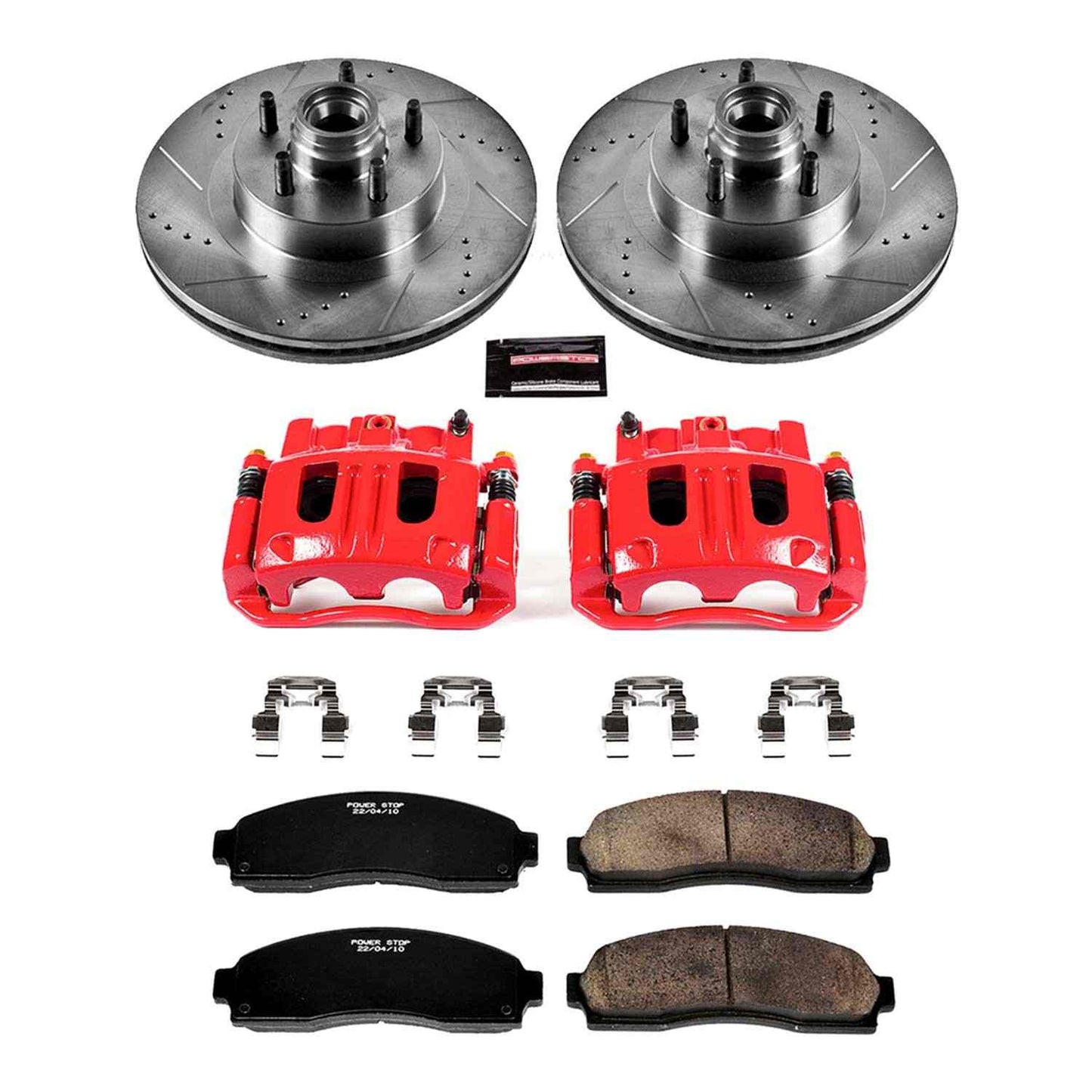 PowerStop Power Stop 03-05 Ford Explorer Sport Trac Z23 Evolution Kit w/ Calipers - Front KC1920A