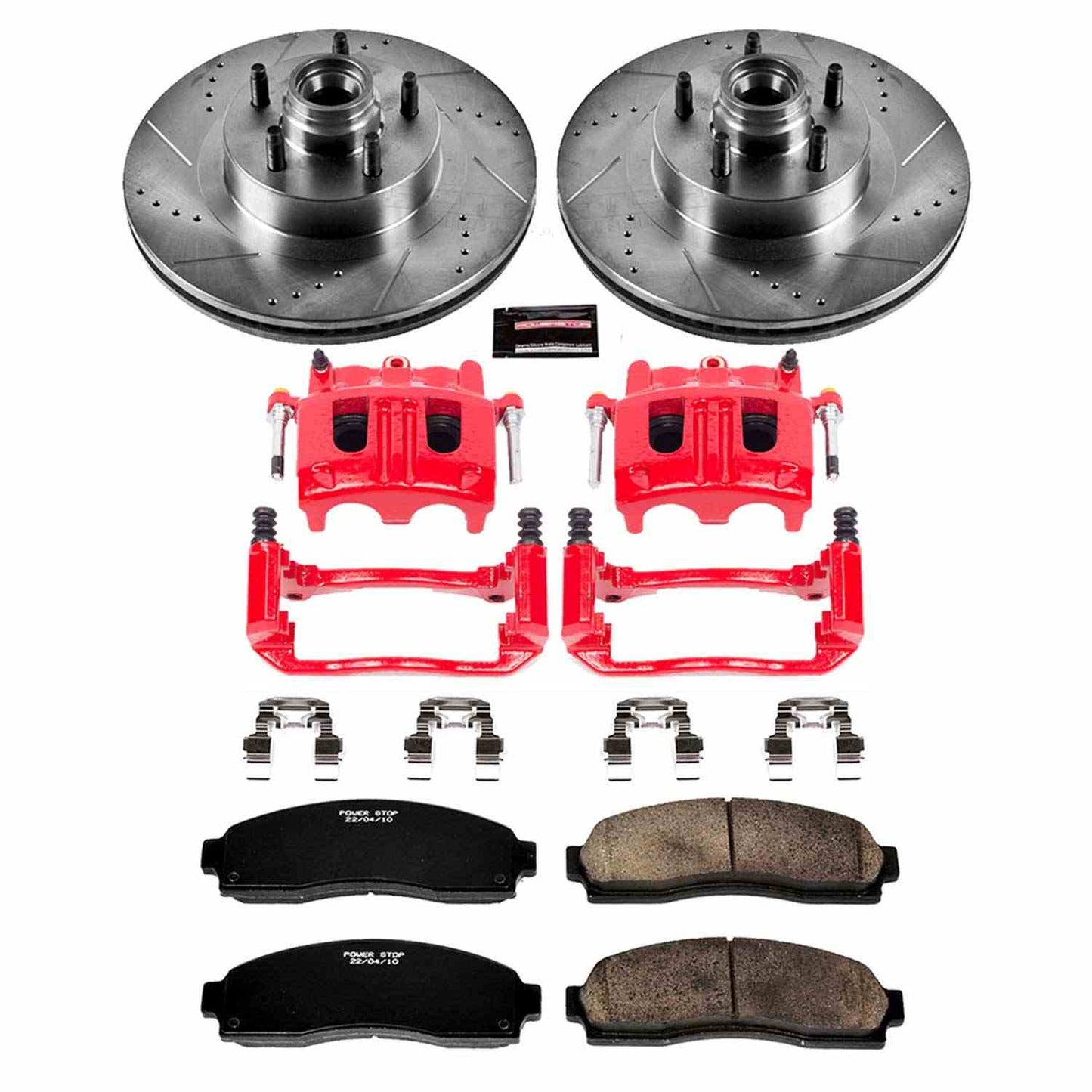 PowerStop Power Stop 01-03 Ford Explorer Sport Z23 Evolution Kit w/ Calipers - Front KC1920