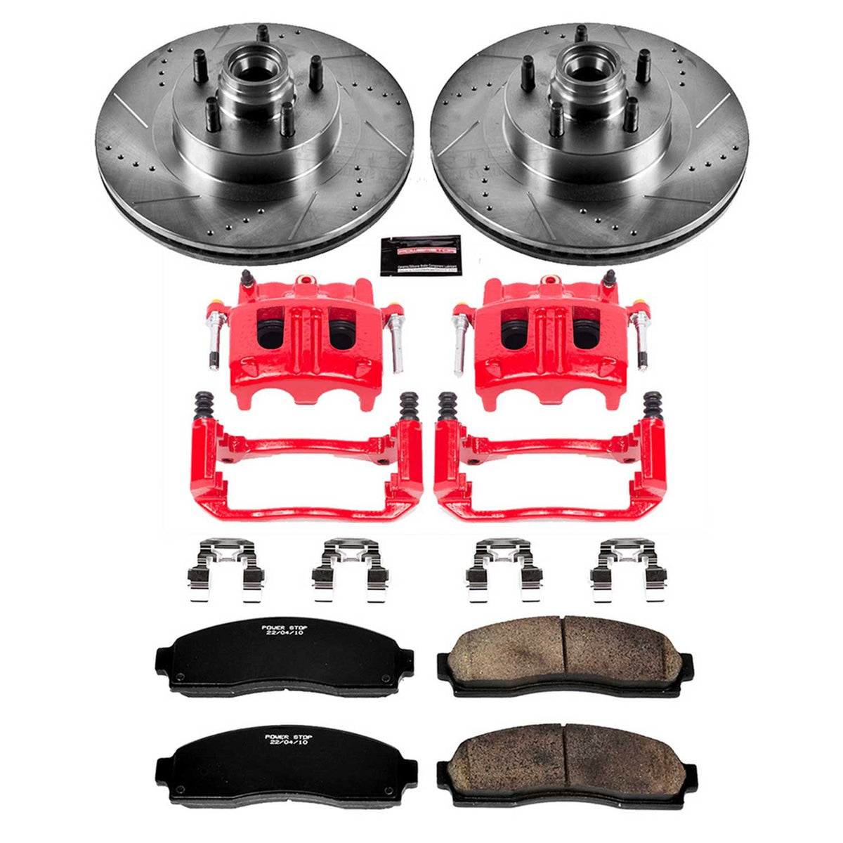 PowerStop Power Stop 01-03 Ford Explorer Sport Z23 Evolution Kit w/ Calipers - Front KC1920