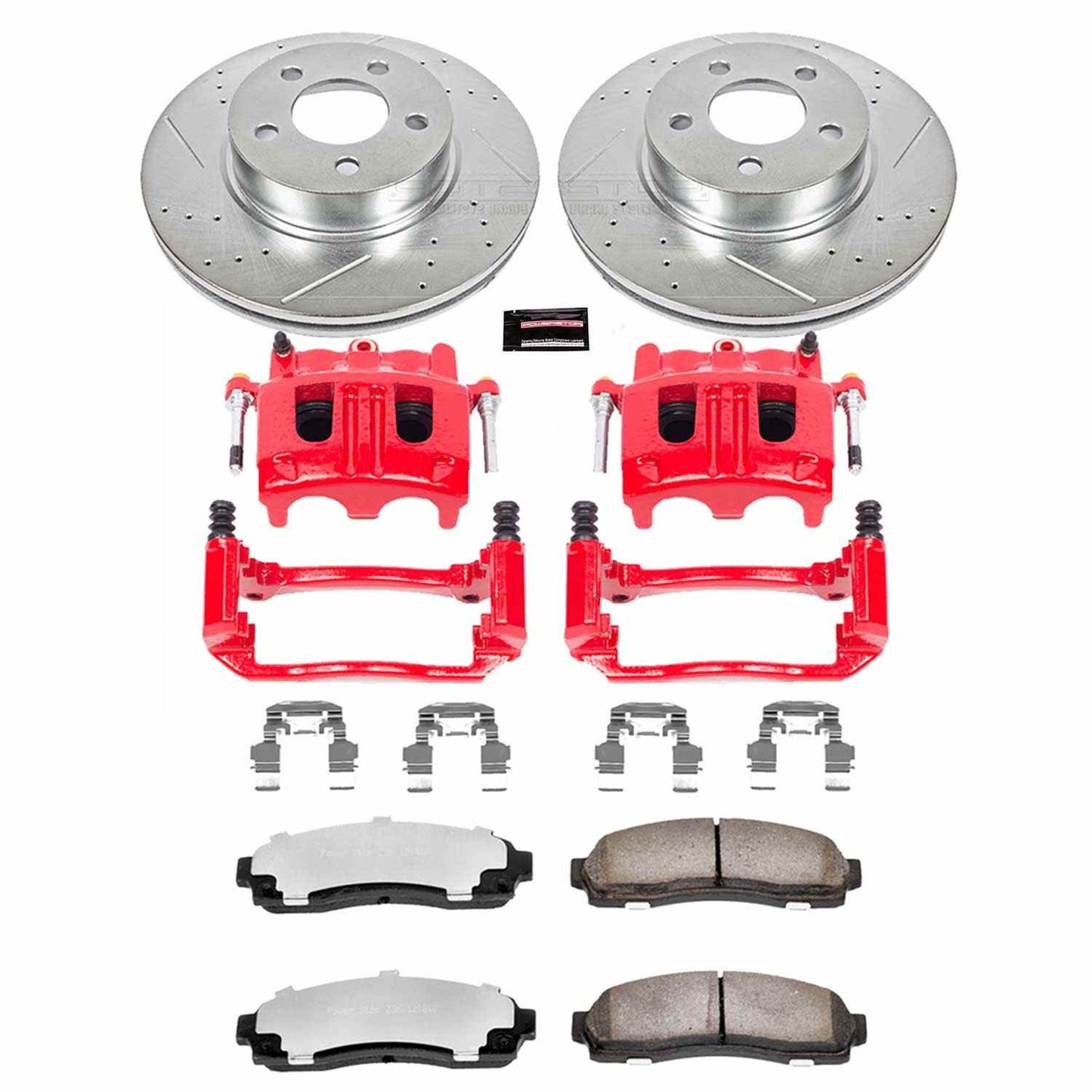 PowerStop Power Stop 01-03 Ford Explorer Sport Front Z36 Truck & Tow Brake Kit w/Calipers KC1923-36