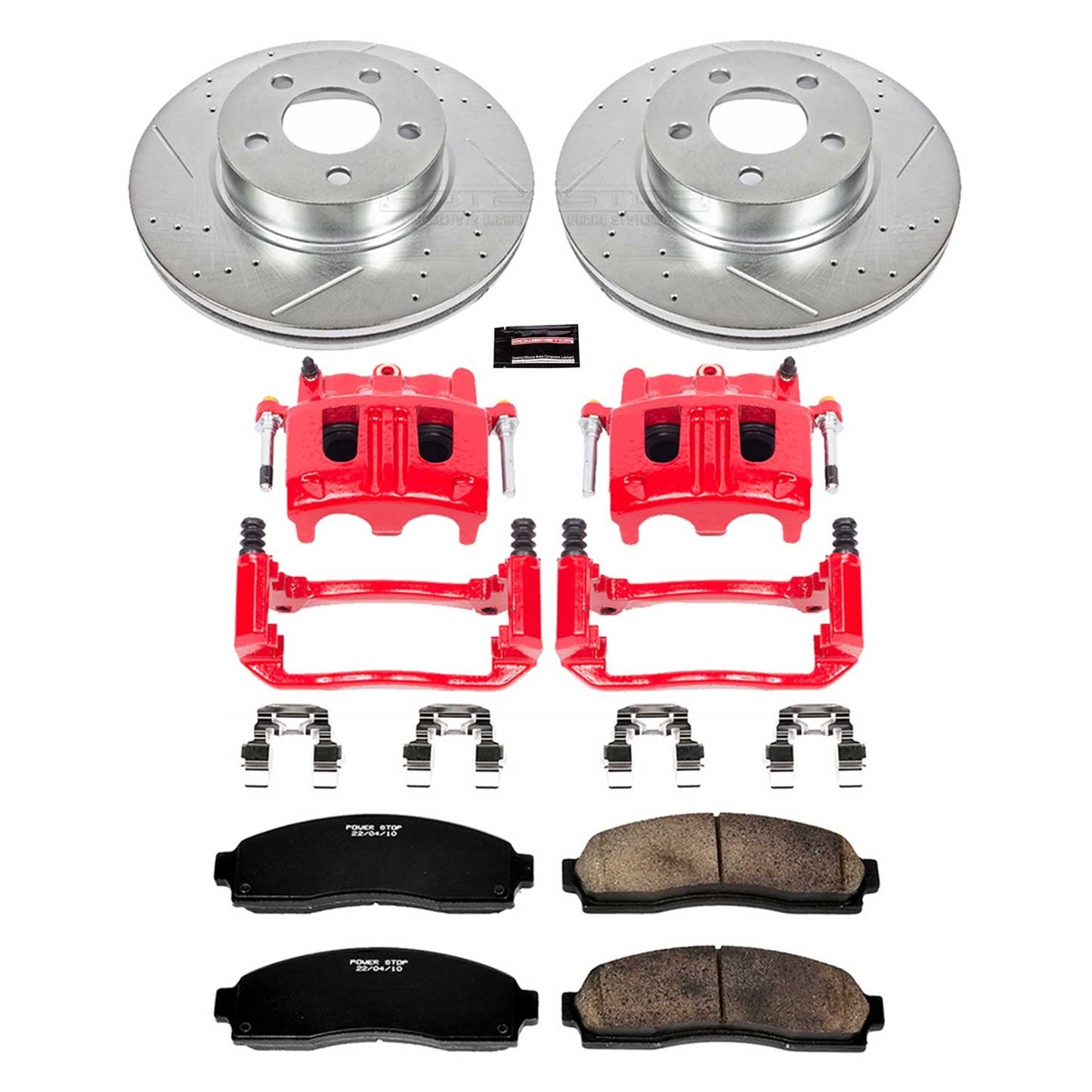 PowerStop Power Stop 01-03 Ford Explorer Sport Z23 Evolution Kit w/ Calipers - Front KC1923