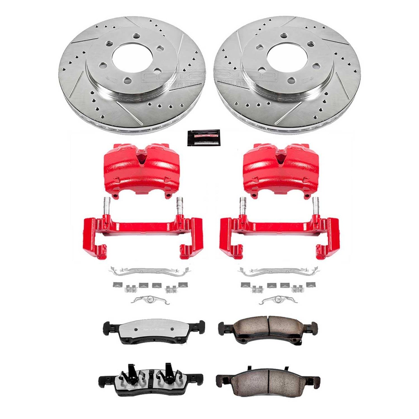 PowerStop Power Stop 02-06 Ford Expedition Front Z36 Truck & Tow Brake Kit w/Calipers KC1933-36
