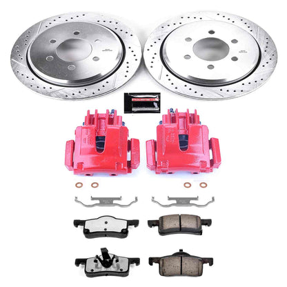 PowerStop Power Stop 02-06 Ford Expedition Rear Z36 Truck & Tow Brake Kit w/Calipers KC1935-36