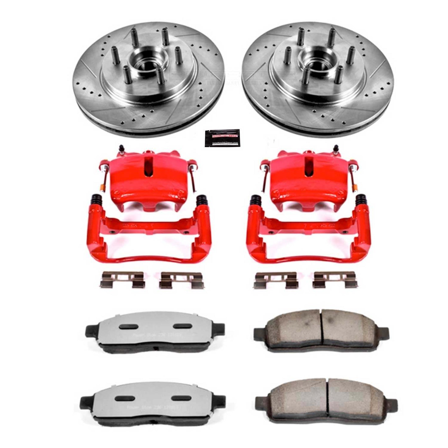 PowerStop Power Stop 05-08 Ford F-150 Front Z36 Truck & Tow Brake Kit w/Calipers KC1939A-36