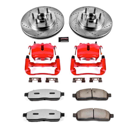 PowerStop Power Stop 05-08 Ford F-150 Front Z36 Truck & Tow Brake Kit w/Calipers KC1939A-36