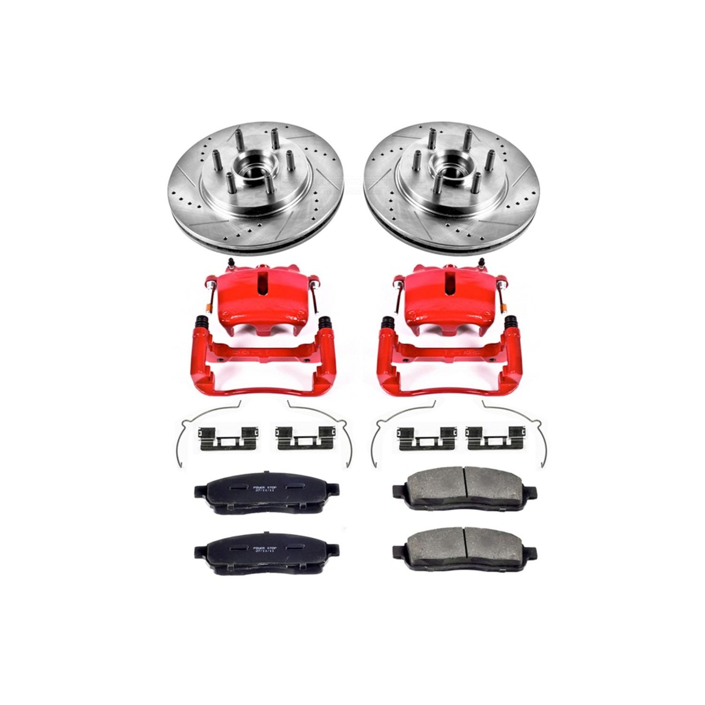 PowerStop Power Stop 05-08 Ford F-150 Z23 Evolution Kit w/ Calipers - Front KC1939A