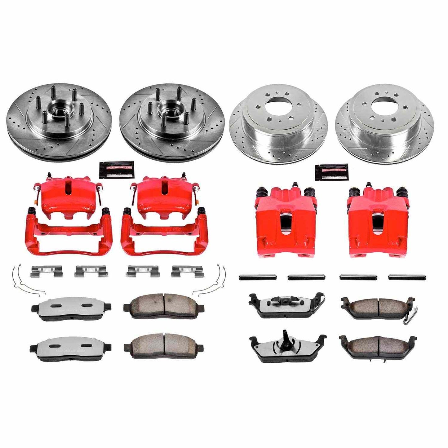 PowerStop Power Stop 05-08 Ford F-150 Z36 Truck and Tow Kit w/ Calipers - Front and Rear KC1940A-36