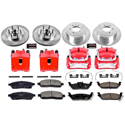 PowerStop Power Stop 2004 Ford F-150 Z23 Evolution Kit w/ Calipers - Front and Rear KC1940