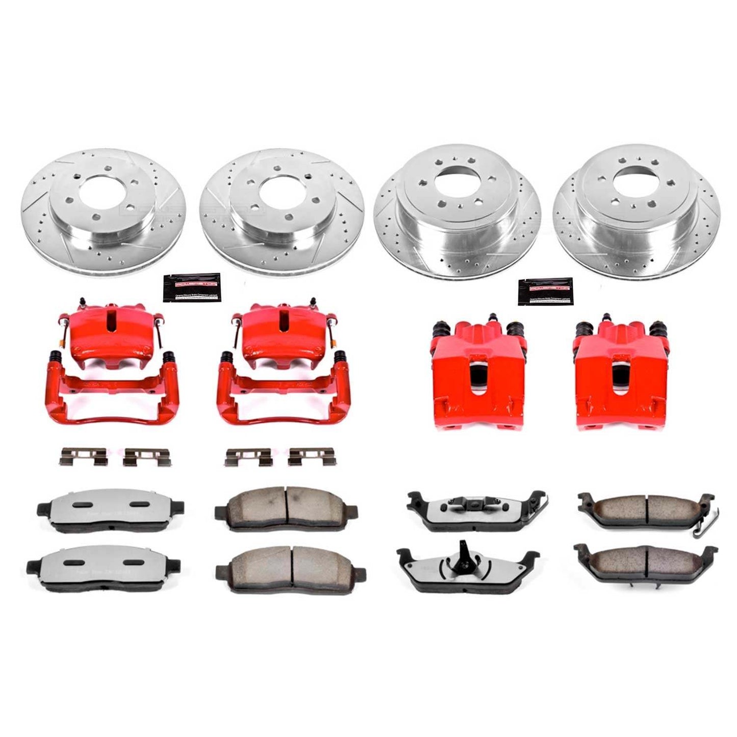 PowerStop Power Stop 05-08 Ford F-150 Z36 Truck and Tow Kit w/ Calipers - Front and Rear KC1944A-36