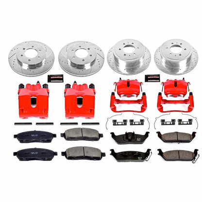 PowerStop Power Stop 05-08 Ford F-150 Z23 Evolution Kit w/ Calipers - Front and Rear KC1944A
