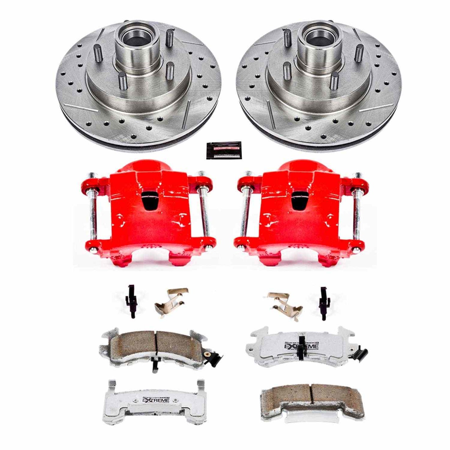 PowerStop Power Stop 95-97 Chevrolet Blazer Front Z26 Street Warrior Brake Kit w/Calipers KC1985-26