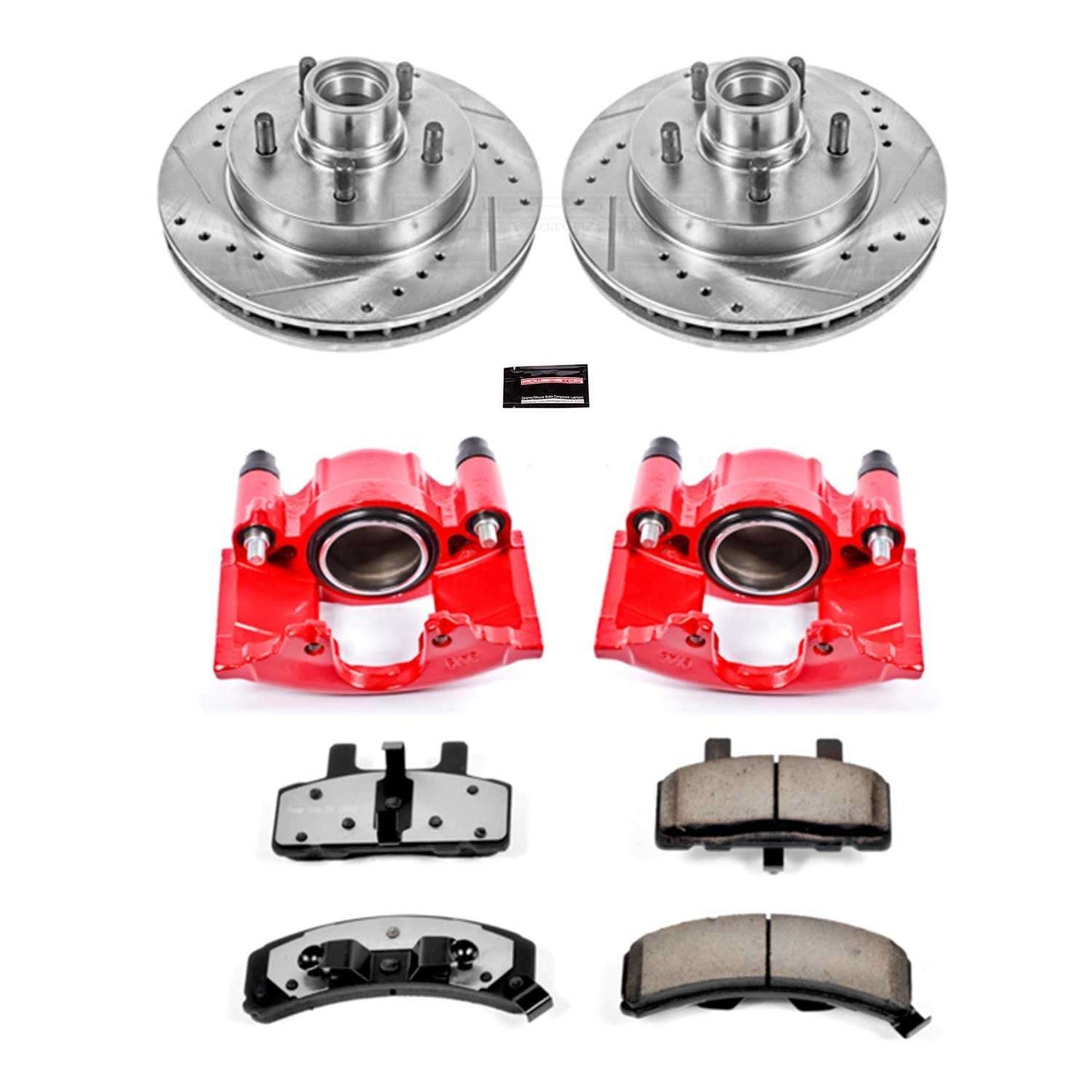 PowerStop Power Stop 95-99 Chevrolet C1500 Front Z36 Truck & Tow Brake Kit w/Calipers KC1990-36