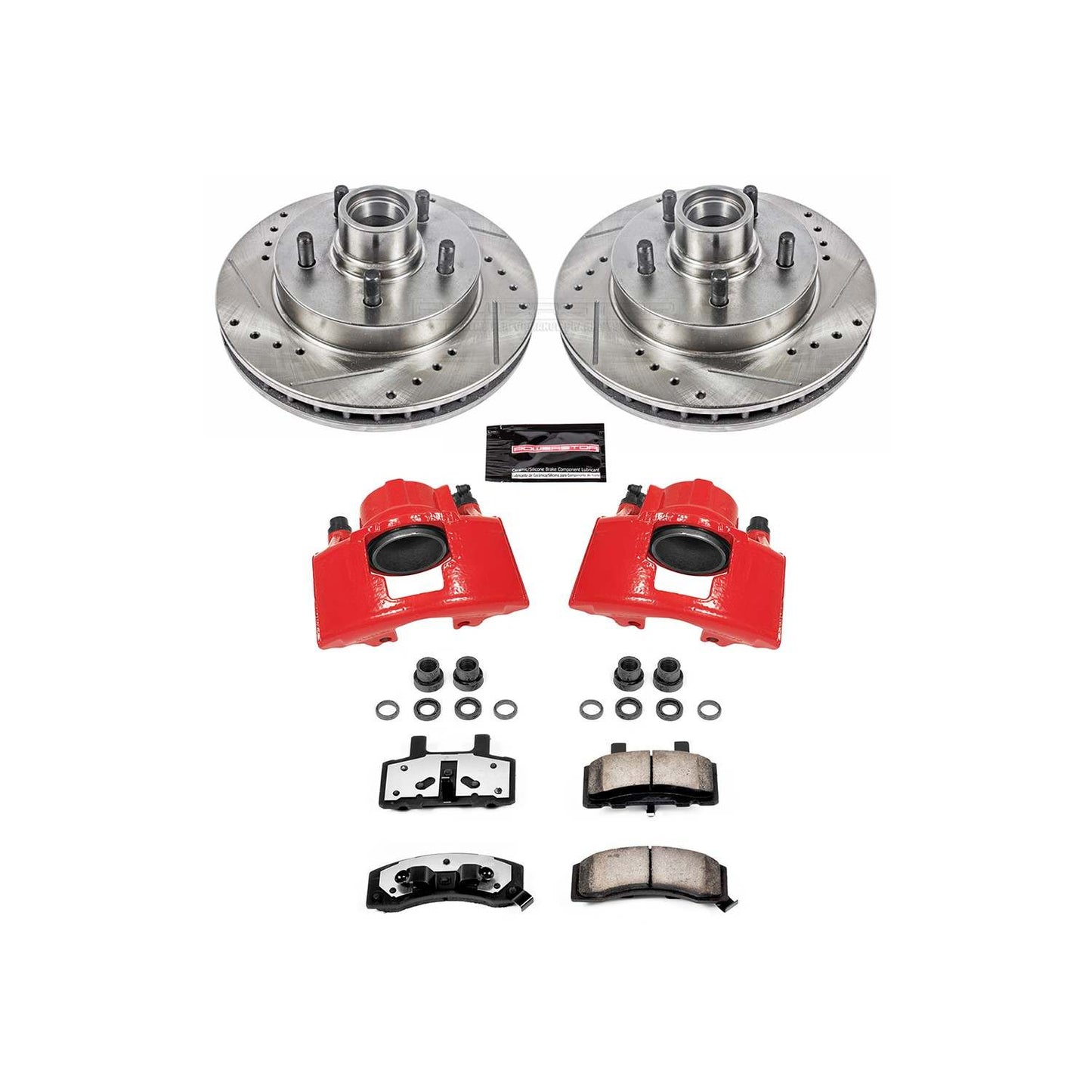 PowerStop Power Stop 98-00 Chevrolet Tahoe Front Z36 Truck & Tow Brake Kit w/Calipers KC1991-36