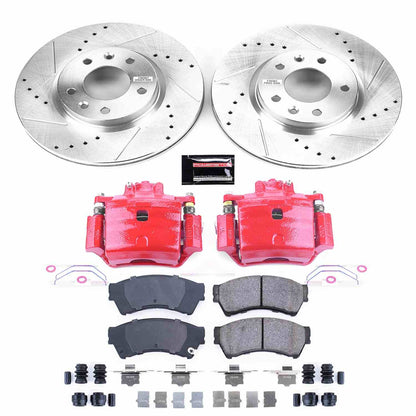 PowerStop Power Stop 06-12 Ford Fusion Z23 Evolution Kit w/ Calipers - Front KC199