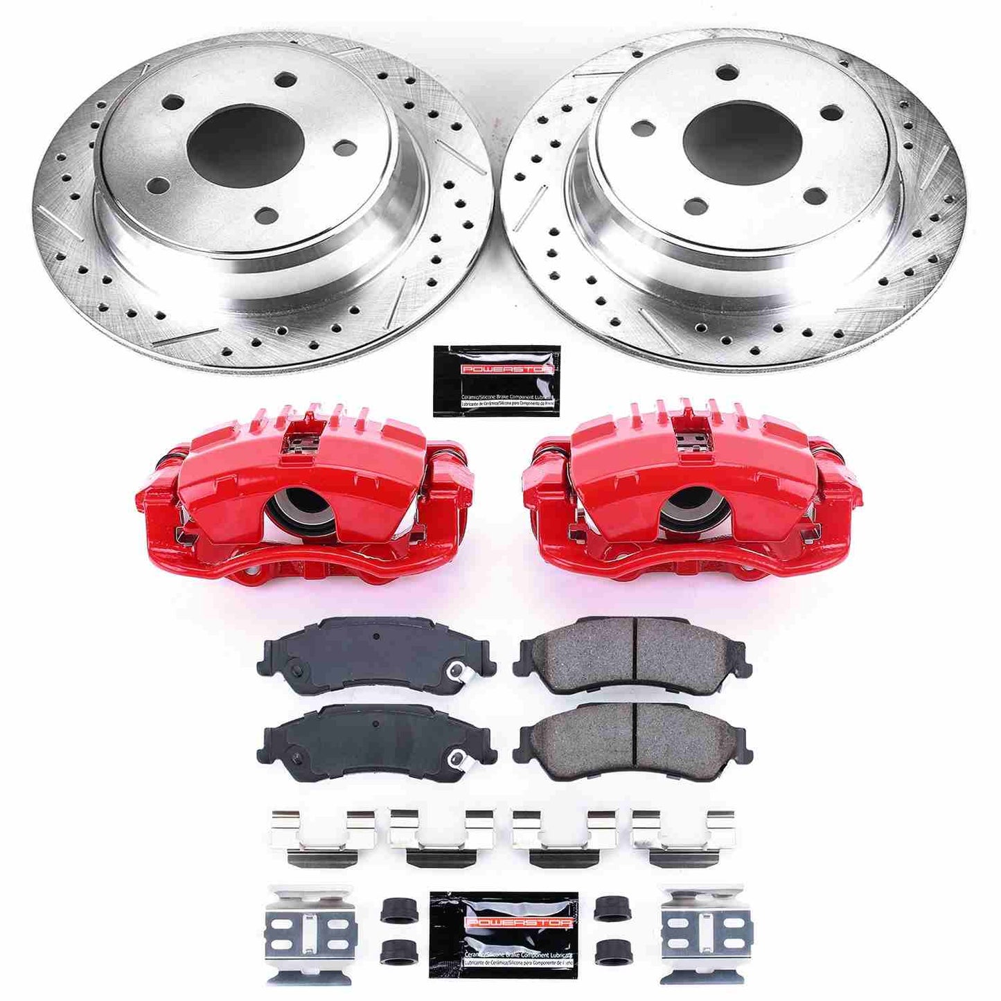 PowerStop Power Stop 97-05 Chevrolet Blazer Z23 Evolution Kit w/ Calipers - Rear KC2003