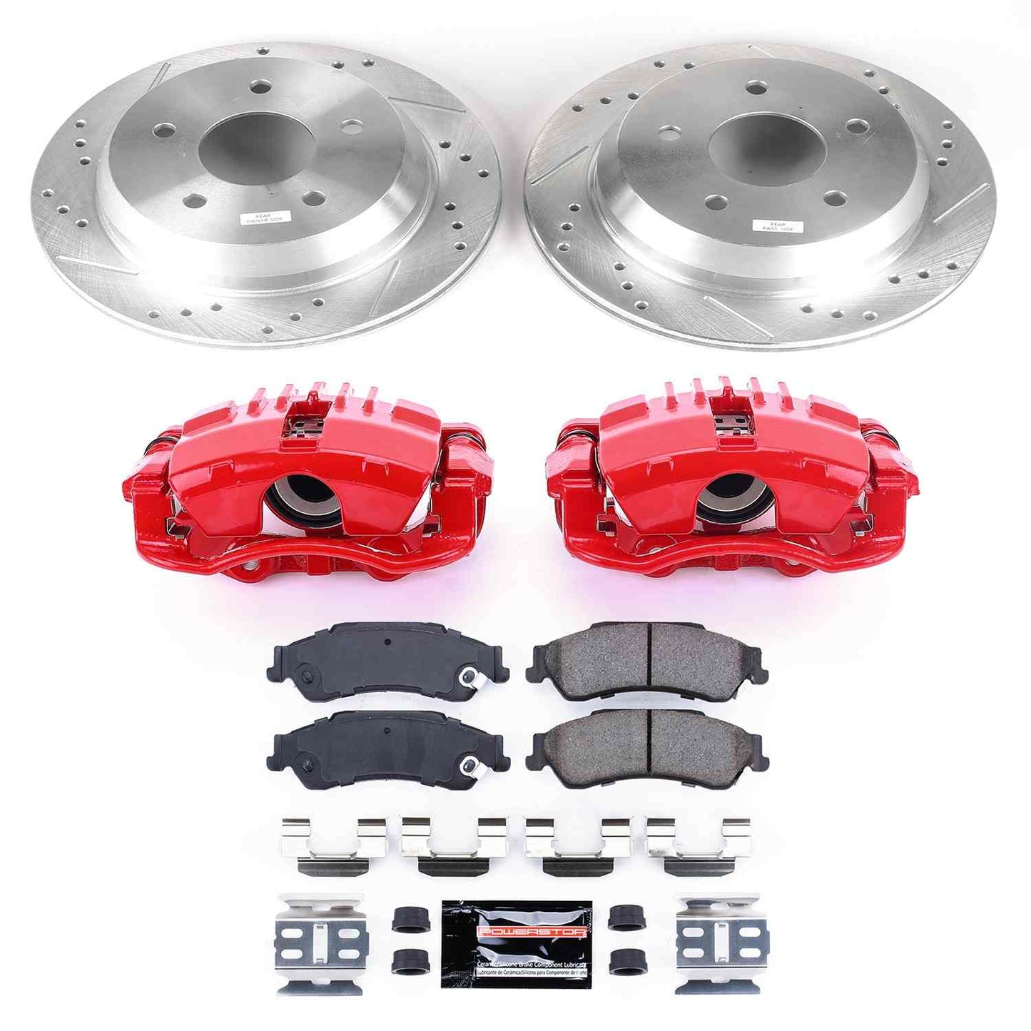 PowerStop Power Stop 98-05 Chevrolet Blazer Z23 Evolution Kit w/ Calipers - Rear KC2008