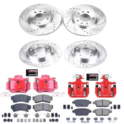 PowerStop Power Stop 06-12 Ford Fusion Z23 Evolution Kit w/ Calipers - Front and Rear KC200