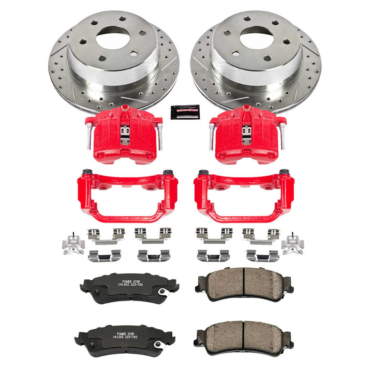 PowerStop Power Stop 03-05 Chevrolet Astro Z23 Evolution Kit w/ Calipers - Rear KC2018