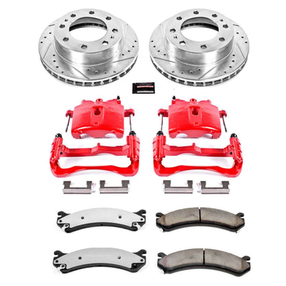 PowerStop Power Stop 00-05 Cadillac DeVille Front Z36 Truck & Tow Brake Kit w/Calipers KC2020-36
