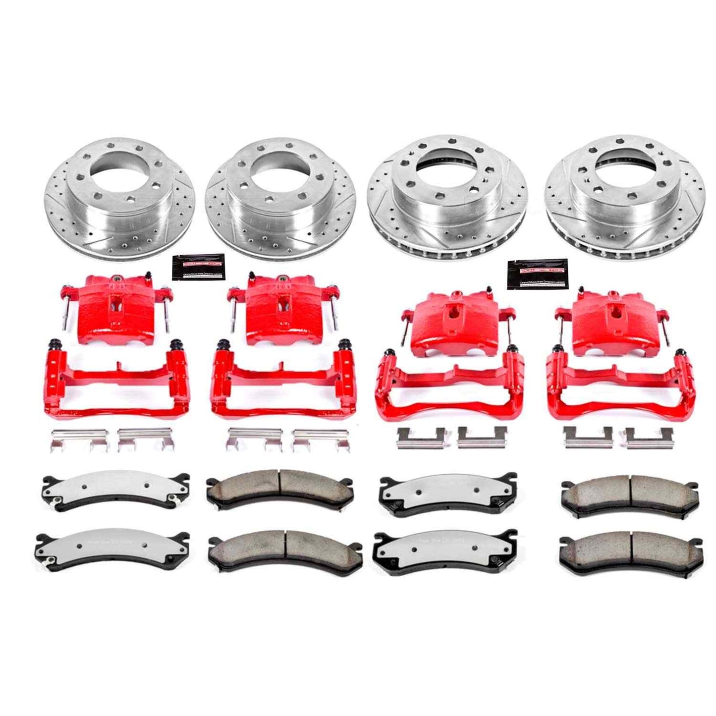 PowerStop Power Stop 02-06 Chevrolet Avalanche 2500 Z36 Truck and Tow Kit w/ Calipers - Front and Rear KC2027-36