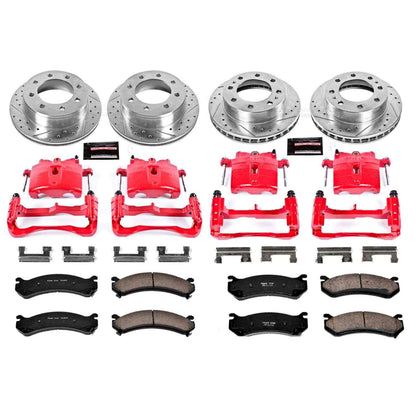 PowerStop Power Stop 02-06 Chevrolet Avalanche 2500 Z23 Evolution Kit w/ Calipers - Front and Rear KC2027