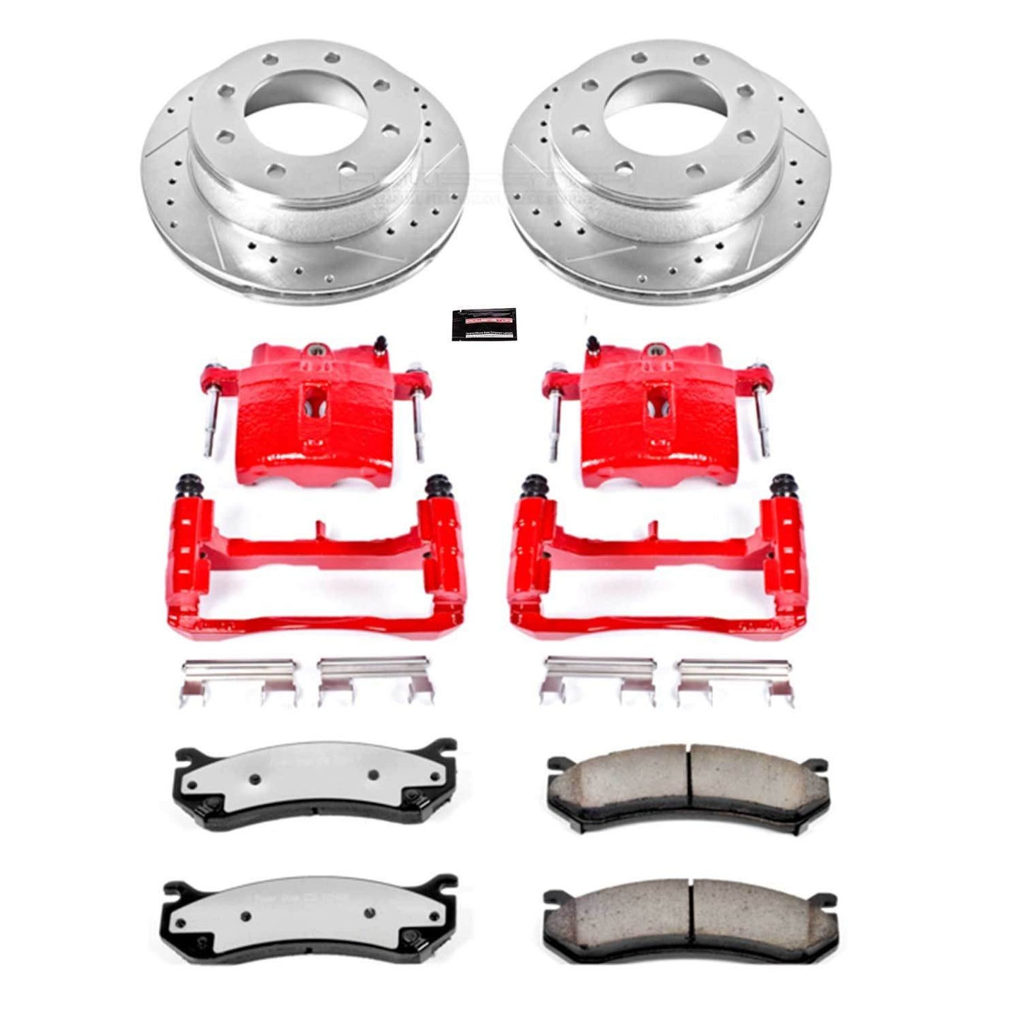 PowerStop Power Stop 01-03 Chevrolet Silverado 1500 HD Rear Z36 Truck & Tow Brake Kit w/Calipers KC2036A-36