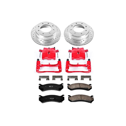 PowerStop Power Stop 01-03 Chevrolet Silverado 1500 HD Z23 Evolution Kit w/ Calipers - Rear KC2036A