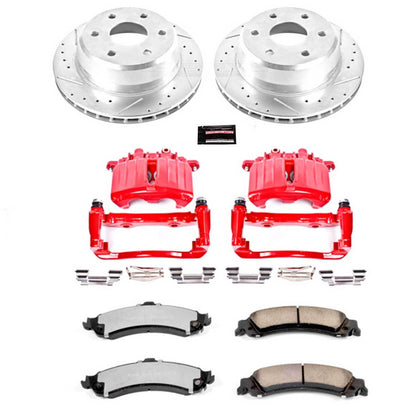 PowerStop Power Stop 02-06 Cadillac Escalade Rear Z36 Truck & Tow Brake Kit w/Calipers KC2046-36