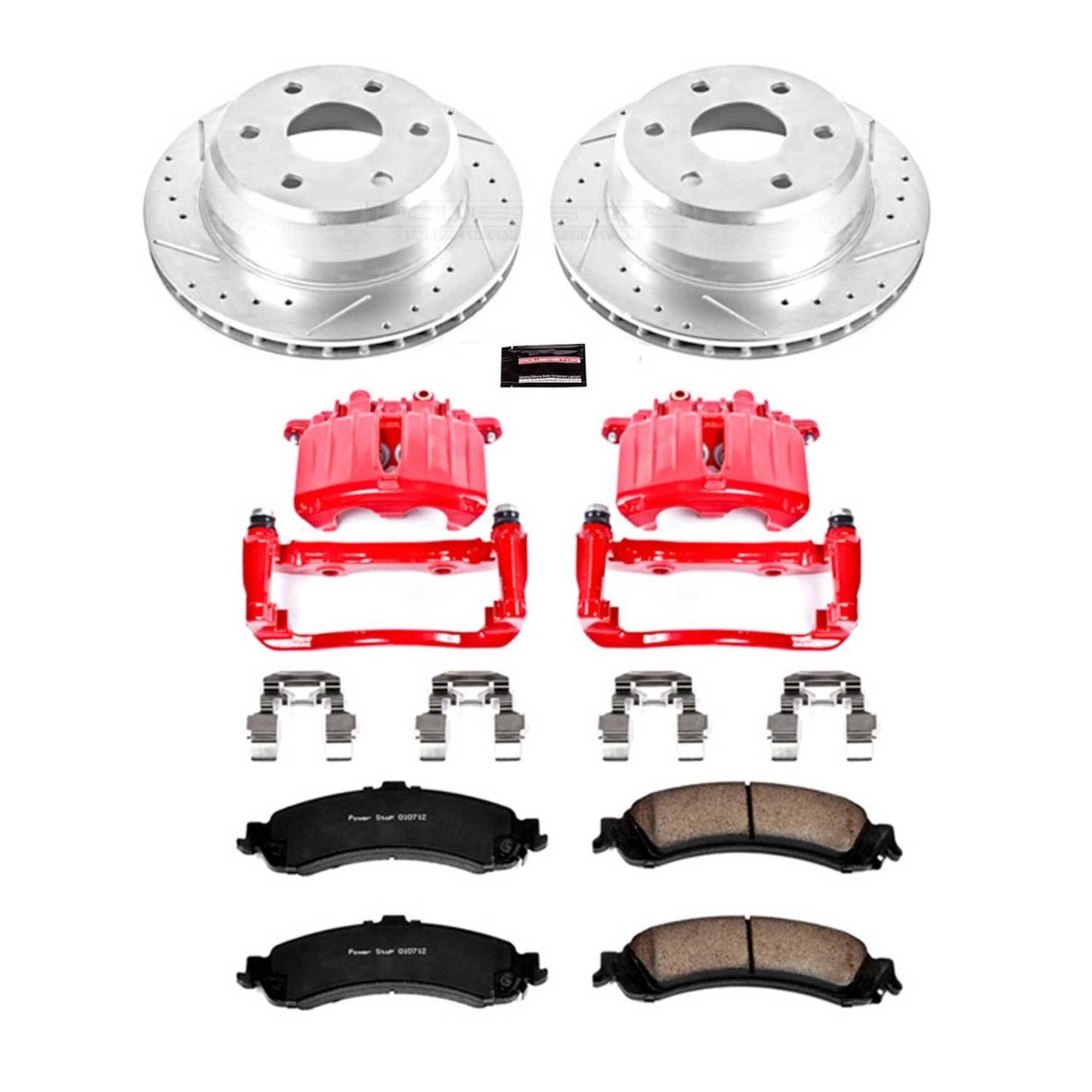 PowerStop Power Stop 02-06 Cadillac Escalade Z23 Evolution Kit w/ Calipers - Rear KC2046