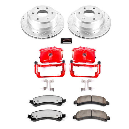 PowerStop Power Stop 03-06 Cadillac Escalade Rear Z36 Truck & Tow Brake Kit w/Calipers KC2047-36