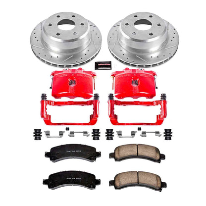 PowerStop Power Stop 03-06 Cadillac Escalade Z23 Evolution Kit w/ Calipers - Rear KC2047