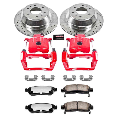 PowerStop Power Stop 04-07 Buick Rainier Rear Z36 Truck & Tow Brake Kit w/Calipers KC2050-36