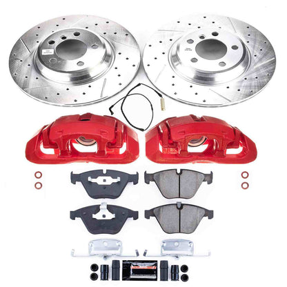 Power Stop 02-05 BMW 745i Front Z23 Evolution Sport Brake Kit w/Calipers KC2054