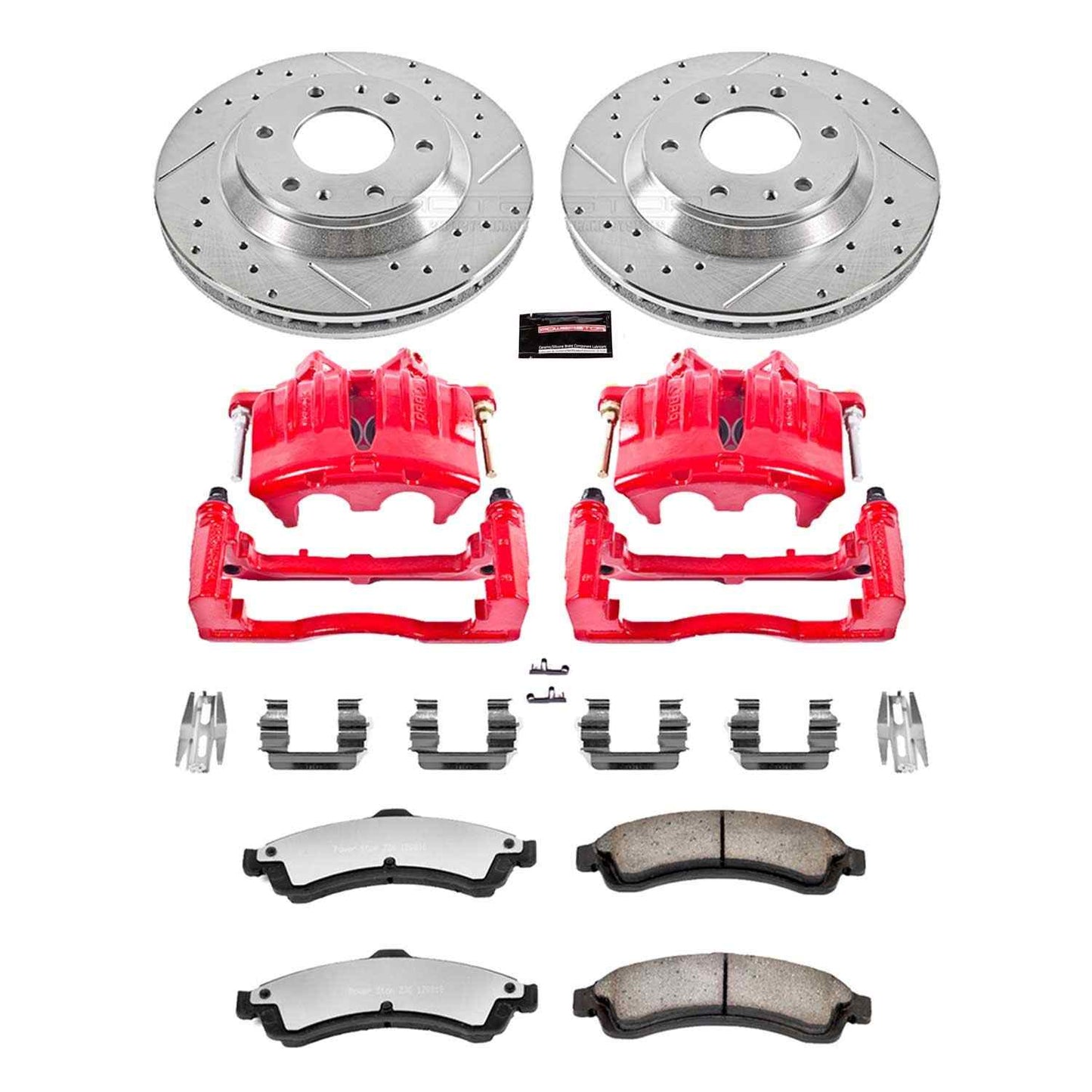 PowerStop Power Stop 04-05 Buick Rainier Front Z36 Truck & Tow Brake Kit w/Calipers KC2057-36